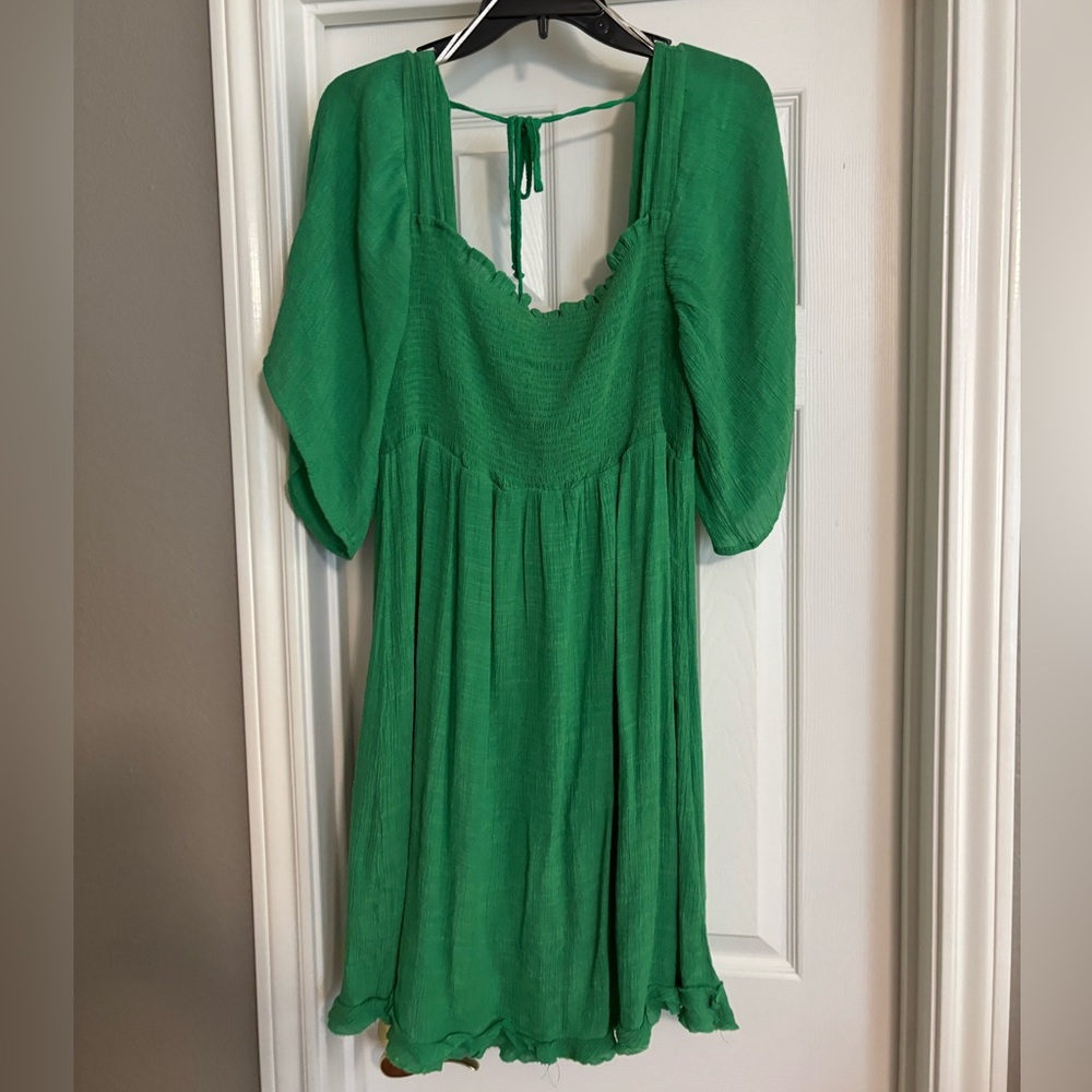 Babydoll Smocked Mini Dress
